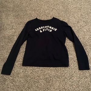 Dark Navy Sweater from Abercrombie Adult Small